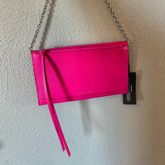 Rebecca Minkoff bright pink crossbody envelope bag - Picture 12 of 12